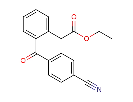ethyl 2-(2-(4-cyanobenzoyl)phenyl)acetate