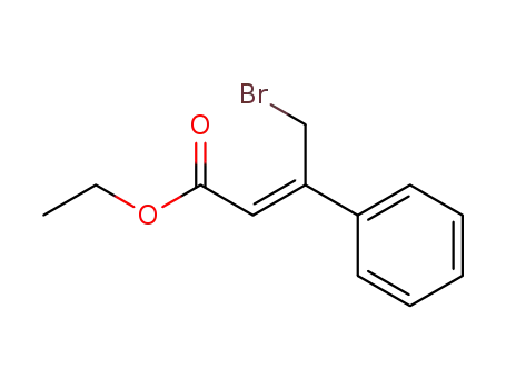2-Butenoic acid, 4-bromo-3-phenyl-, ethyl ester, (Z)-