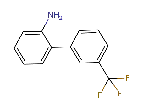 Molecular Structure of 365-06-0 (3'-TRIFLUOROMETHYLBIPHENYL-2-YLAMINE)