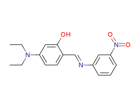 (E)-5-(diethylamino)-2-[(3-nitrophenylimino)methyl]phenol