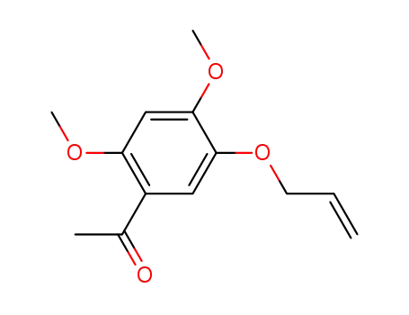 Molecular Structure of 100612-88-2 (Ethanone, 1-[2,4-dimethoxy-5-(2-propenyloxy)phenyl]-)