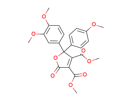 dimethyl 2-(3,4-dimethoxyphenyl)-2-(4-methoxyphenyl)-5-oxo-2,5-dihydrofuran-3,4-dicarboxylate