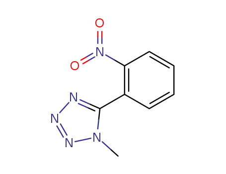 Molecular Structure of 68826-34-6 (1-methyl-5-(2-nitrophenyl)-1H-Tetrazole)