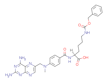 2-[[4-[(2,4-diaminopteridin-6-yl)methyl-methyl-amino]benzoyl]amino]-6-phenylmethoxycarbonylamino-hexanoic acid cas  51865-82-8