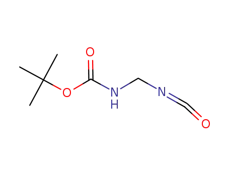 Molecular Structure of 284049-13-4 (Carbamic acid, (isocyanatomethyl)-, 1,1-dimethylethyl ester (9CI))