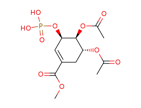 Methyl 4,5-O-diacetyl-(-)-shikimate 3-phosphate