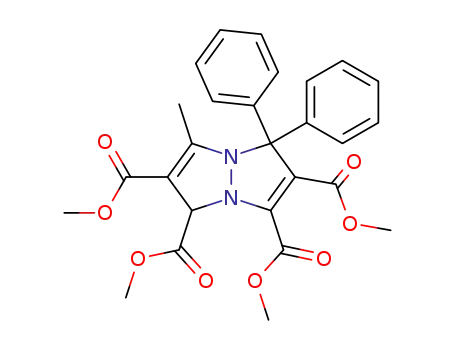 1H,5H-Pyrazolo[1,2-a]pyrazole-2,3,5,6-tetracarboxylic acid,
7-methyl-1,1-diphenyl-, tetramethyl ester