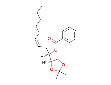 2(R),3(R) 1,2-O-isopropylidene-3-O-benzoyl-5Z-undecene