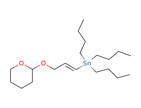 Molecular Structure of 55723-10-9 ((E)-3-Tetrahydropyranyloxy-1-tributylstannyl-1-propene)