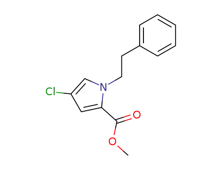 4-Chloro-1-phenethyl-1H-pyrrole-2-carboxylic acid methyl ester