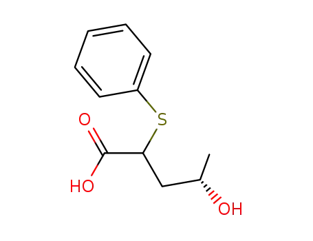 (S)-4-Hydroxy-2-phenylsulfanyl-pentanoic acid