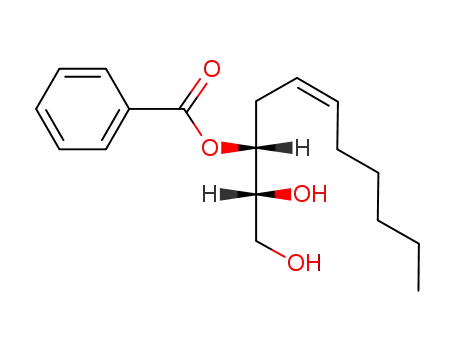 Benzoic acid (Z)-(R)-1-((R)-1,2-dihydroxy-ethyl)-non-3-enyl ester