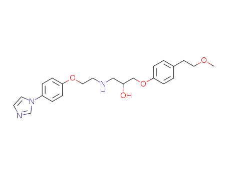 1-[[2-[4-(1H-imidazol-1-yl)phenoxy]ethyl]amino]-3-[4-(2-methoxyethyl)phenoxy]-2-propanol