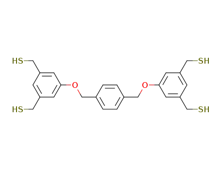 α,α'-bis<3,5-bis(mercaptomethyl)phenoxy>-p-xylene