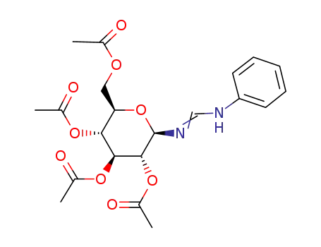 N-(tetra-O-acetyl-2,3,4,6-β-D-glucopyranosyl)-N'-phenyl formamidine