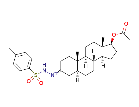17β-acetoxy-5α-androstan-3-one (p-tolylsulfonyl)hydrazone