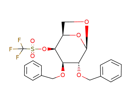 1,6-Anhydro-2,3-di-O-benzyl-4-O-<(trifluormethyl)sulfonyl>-β-D-galactopyranose