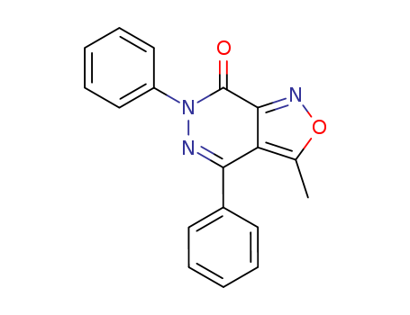 3-methyl-4,6-di(phenyl)-[1,2]oxazolo[3,4-d]pyridazin-7-one