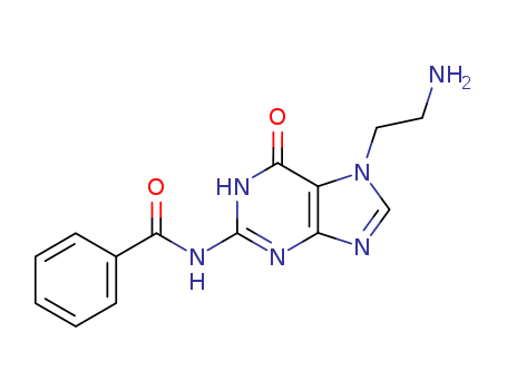 Benzamide, N-[7-(2-aminoethyl)-6,7-dihydro-6-oxo-1H-purin-2-yl]-