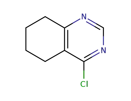 Molecular Structure of 1125-62-8 (4-Chloro-5,6,7,8-tetrahydro-quinazoline)