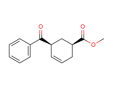 3-Cyclohexene-1-carboxylic acid, 5-benzoyl-, methyl ester, cis-