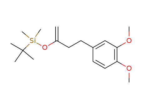 tert-Butyl-[3-(3,4-dimethoxy-phenyl)-1-methylene-propoxy]-dimethyl-silane