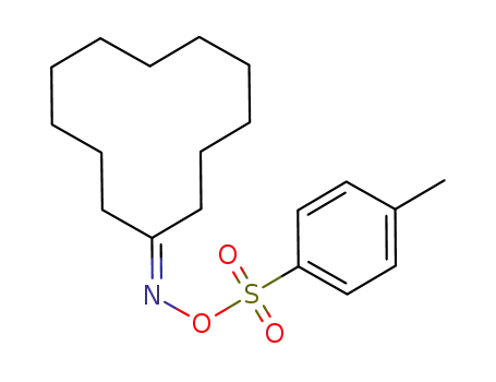 Molecular Structure of 80053-73-2 (Cyclododecanone, O-[(4-methylphenyl)sulfonyl]oxime)