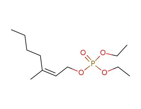 Phosphoric acid, diethyl 3-methyl-2-heptenyl ester, (Z)-