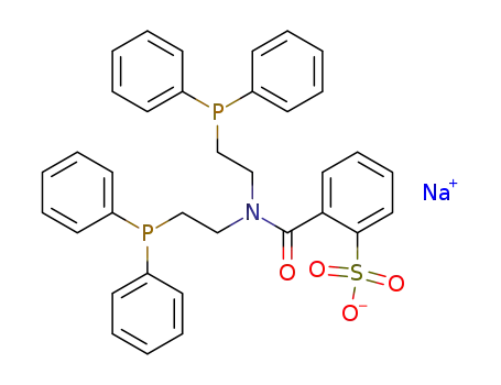 Sodium; 2-[bis-(2-diphenylphosphanyl-ethyl)-carbamoyl]-benzenesulfonate