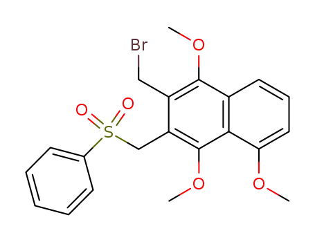 2-(bromomethyl)-3-<(phenylsulfonyl)methyl>-1,4,5-trimethoxynaphthalene