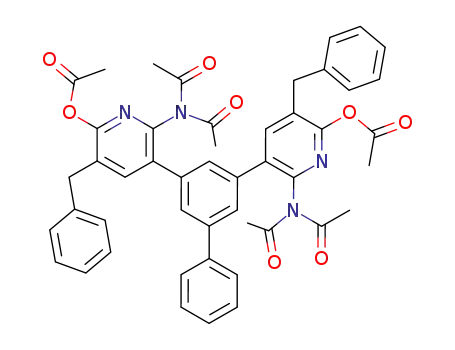 3,5-bis<3-<6-acetoxy-2-(N,N-diacetylamino)-5-benzylpyridyl>>biphenyl