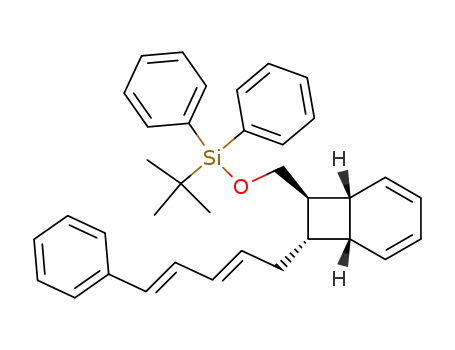 tert-Butyl-diphenyl-[(1R,6R,7R,8S)-8-((2E,4E)-5-phenyl-penta-2,4-dienyl)-bicyclo[4.2.0]octa-2,4-dien-7-ylmethoxy]-silane
