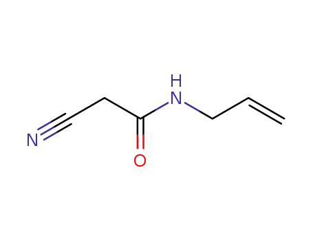 Molecular Structure of 30764-67-1 (N-ALLYL-2-CYANO-ACETAMIDE)