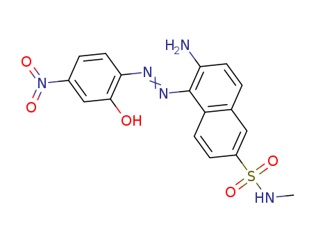 2-NAPHTHALENESULFONAMIDE,6-AMINO-5-[(2-HYDROXY-4-NITROPHENYL)AZO]-N-METHYL-