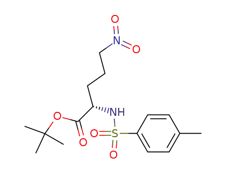 1,1-dimethylethyl (S)-5-nitro-2-<<(4-methylphenyl)sulfonyl>amino>pentanoate