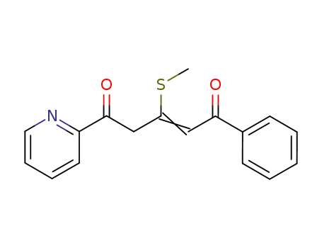 2-Pentene-1,5-dione, 3-(methylthio)-1-phenyl-5-(2-pyridinyl)-