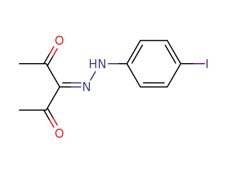 Molecular Structure of 139038-64-5 (2,3,4-Pentanetrione, 3-[(4-iodophenyl)hydrazone])