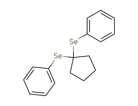 {[1-(Phenylselanyl)cyclopentyl]selanyl}benzene