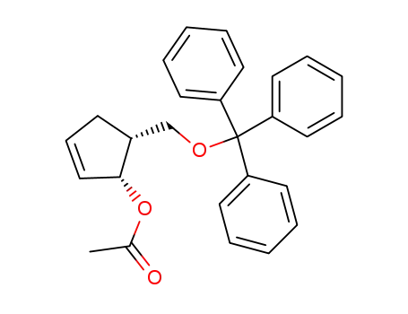 (1R,5R)-1-Acetoxy-5-(triphenylmethoxymethyl)cyclopent-2-ene