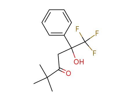 6,6,6-trifluoro-5-hydroxy-2,2-dimethyl-5-phenylhexan-3-one(SALTDATA: FREE)