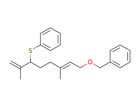 Benzene, [[[3,7-dimethyl-6-(phenylthio)-2,7-octadienyl]oxy]methyl]-, (E)-
