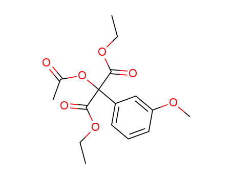 diethyl acetoxy(3-methoxyphenyl)propanedioate