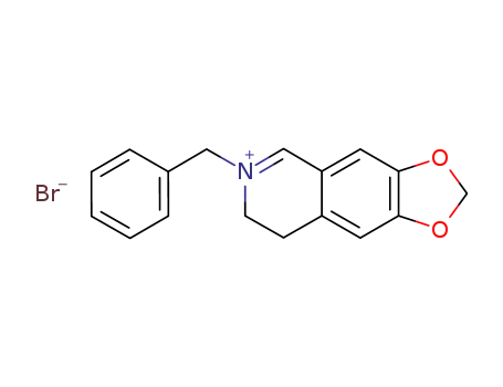 6-benzyl-7,8-dihydro-[1,3]dioxolo[4,5-g]isoquinolin-6-ium bromide