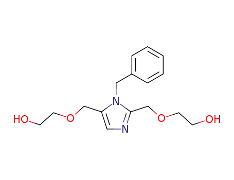 Molecular Structure of 115912-72-6 (Ethanol,
2,2'-[[1-(phenylmethyl)-1H-imidazole-2,5-diyl]bis(methyleneoxy)]bis-)