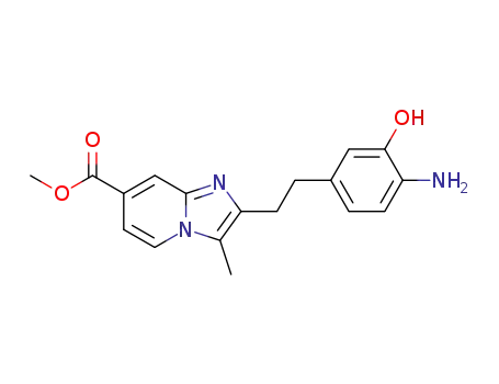 Imidazo[1,2-a]pyridine-7-carboxylic acid,
2-[2-(4-amino-3-hydroxyphenyl)ethyl]-3-methyl-, methyl ester
