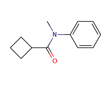 Molecular Structure of 71473-94-4 (Cyclobutanecarboxamide, N-methyl-N-phenyl-)