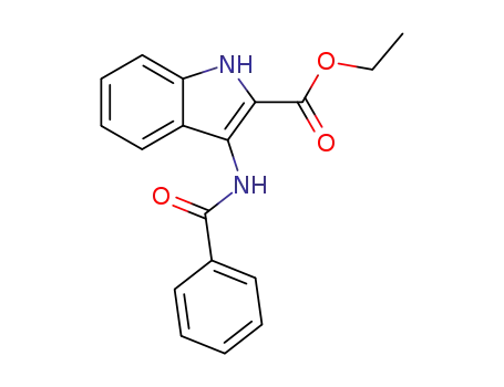 ethyl 3-(benzoylamino)-1H-indole-2-carboxylate