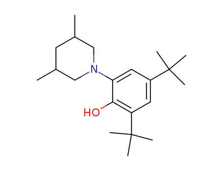 Phenol, 2,4-bis(1,1-dimethylethyl)-6-(3,5-dimethyl-1-piperidinyl)-