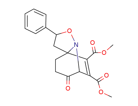 Molecular Structure of 124175-91-3 (Dimethyl 7-oxo-3-phenyl-4-oxa-5-azatricyclo<4.3.2.0<sup>1,5</sup>>undec-10-ene-10,11-dicarboxylate)