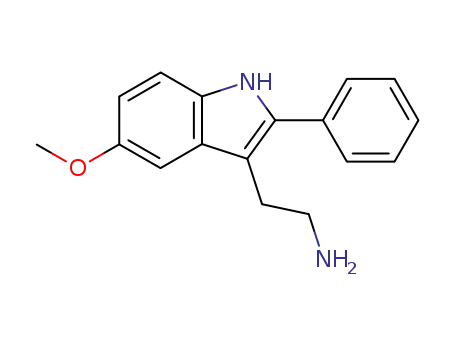 Molecular Structure of 151889-10-0 (2-phenyl-5-methoxyltryptamine)
